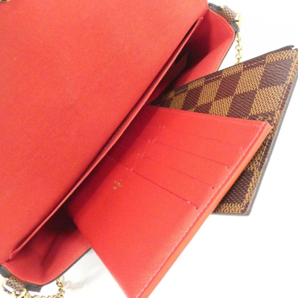 LOUIS VUITTON Brown Damier Pochette Shoulder Bag - Picture 8 of 9